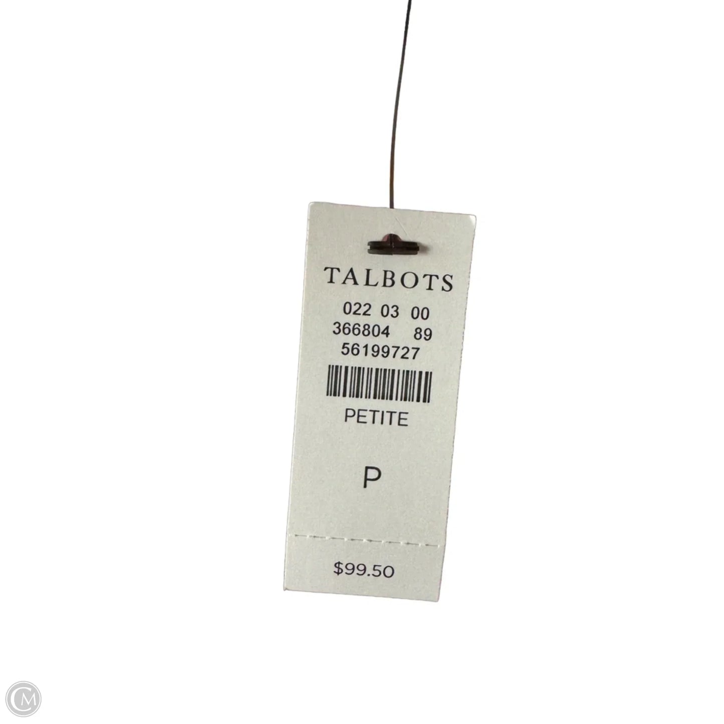 Sweater By Talbots In Orange & White, Size: S