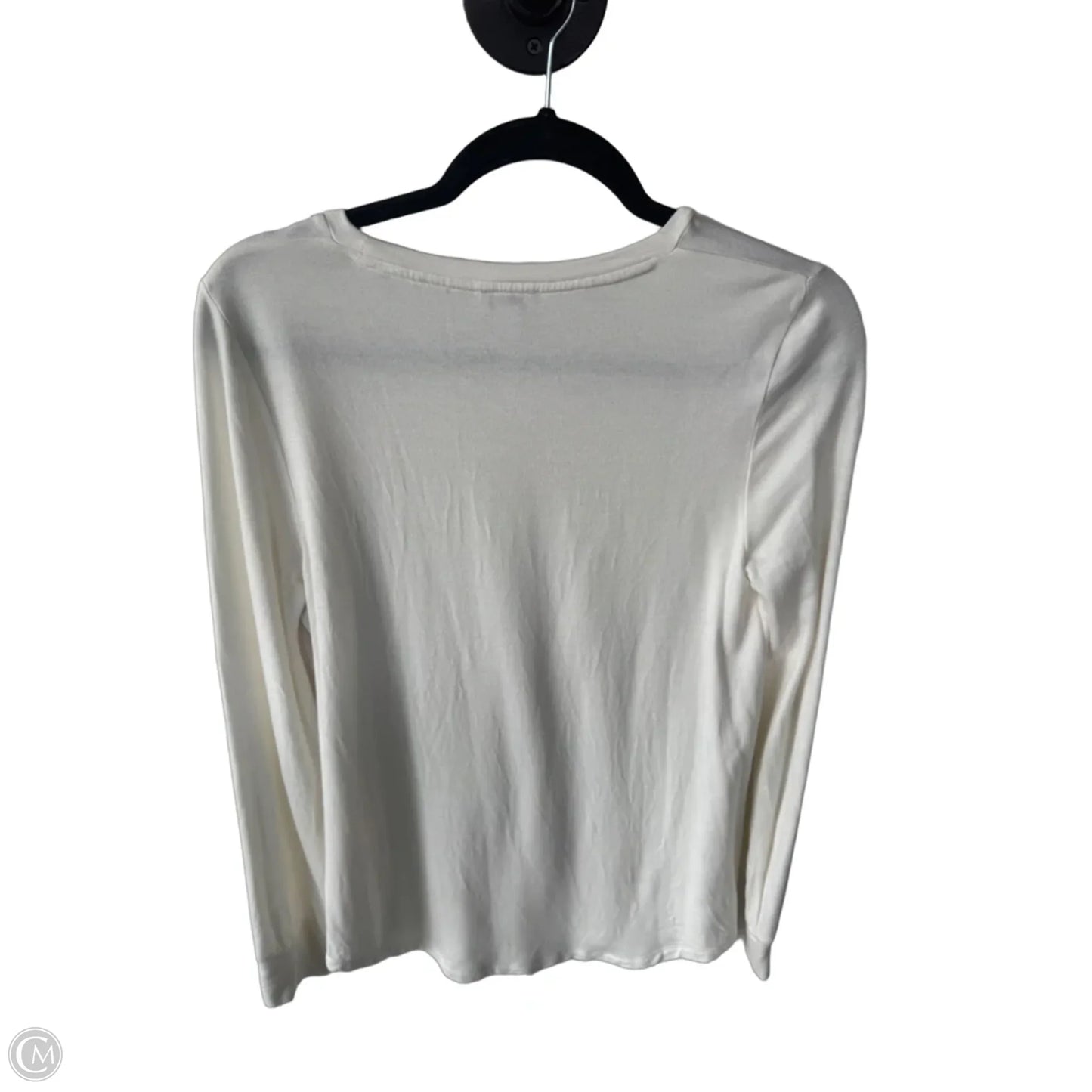 Top Long Sleeve Basic By J. Crew In Cream, Size: Xs