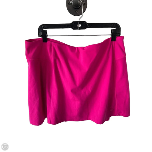 Athletic Skort By Reebok In Pink, Size: 3x
