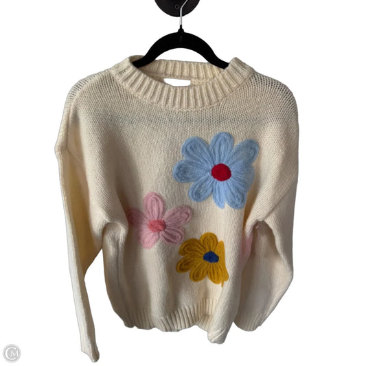Sweater By By Design In Cream, Size: M