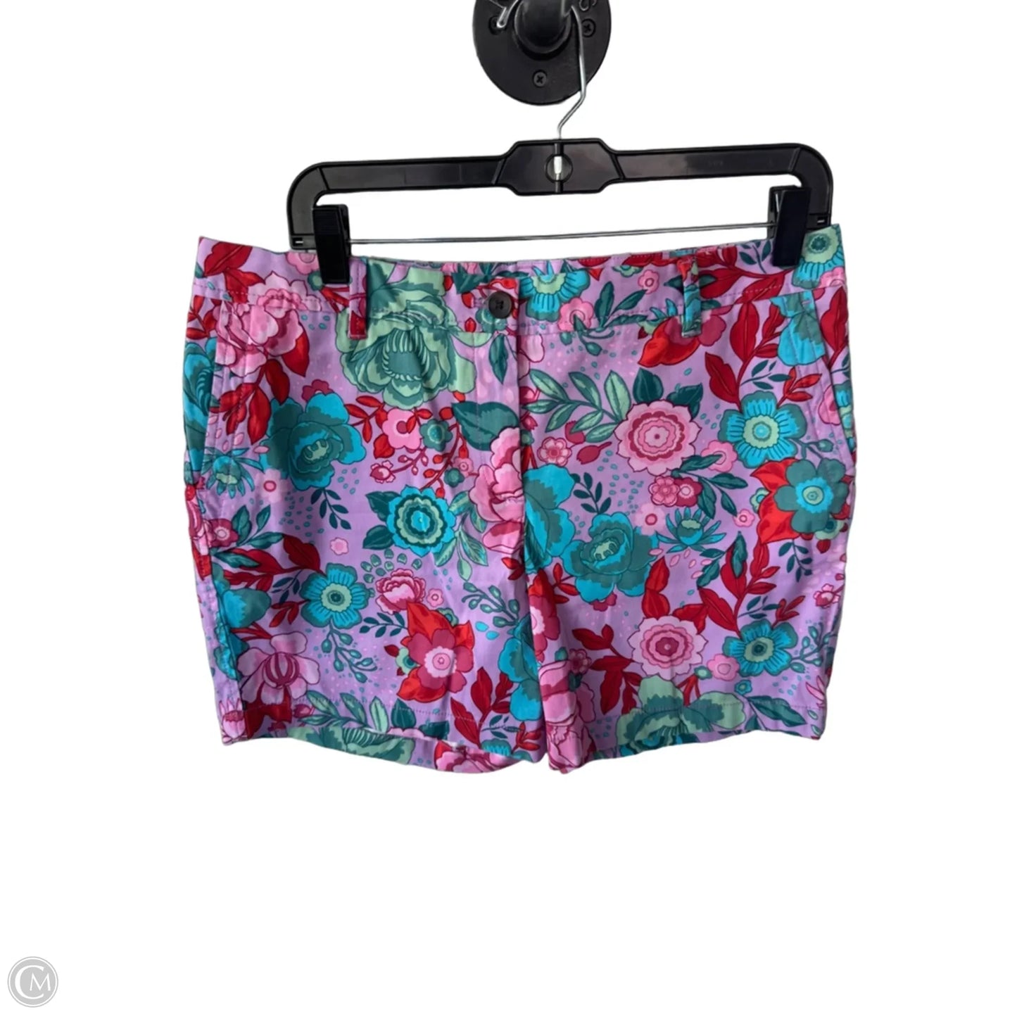 Shorts By Talbots In Purple & Red, Size: 10p