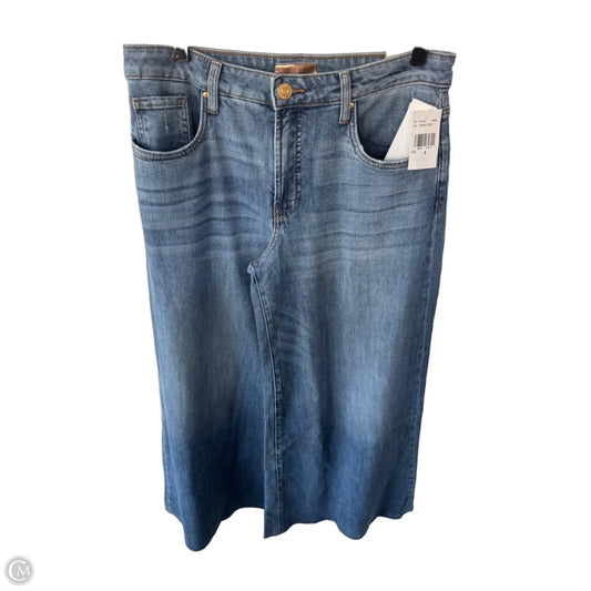 Jeans Wide Leg By Kut In Blue Denim, Size: 8