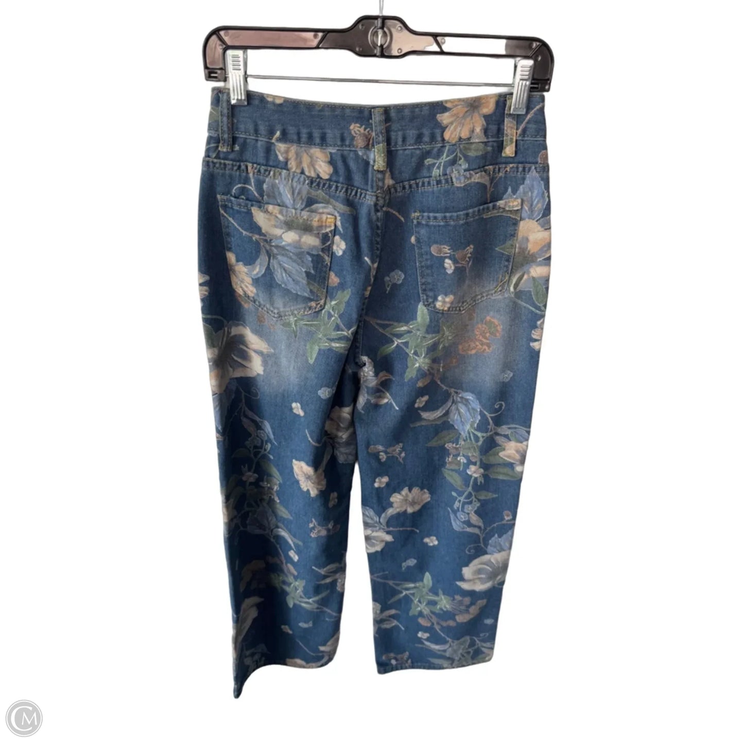 Jeans Wide Leg By Cme In Blue Denim, Size: 4