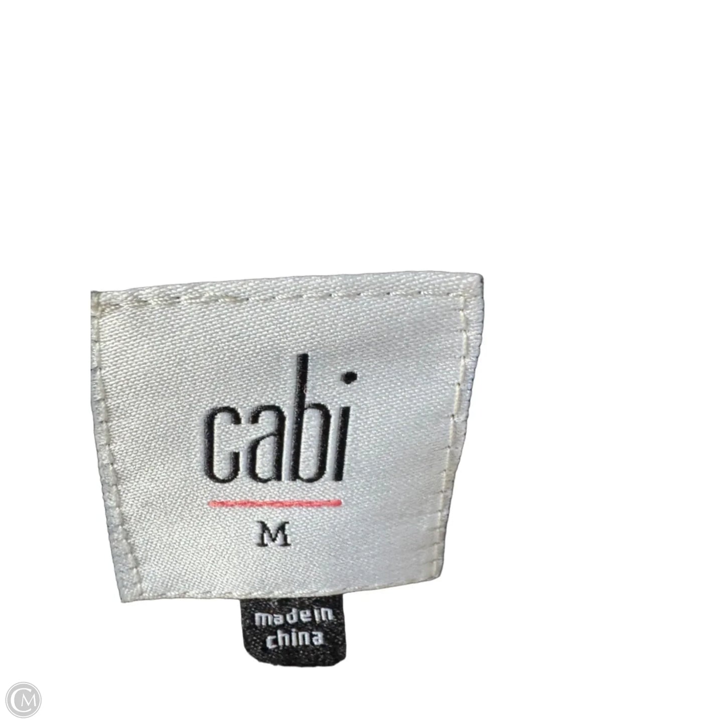 Top 3/4 Sleeve By Cabi In Black, Size: M