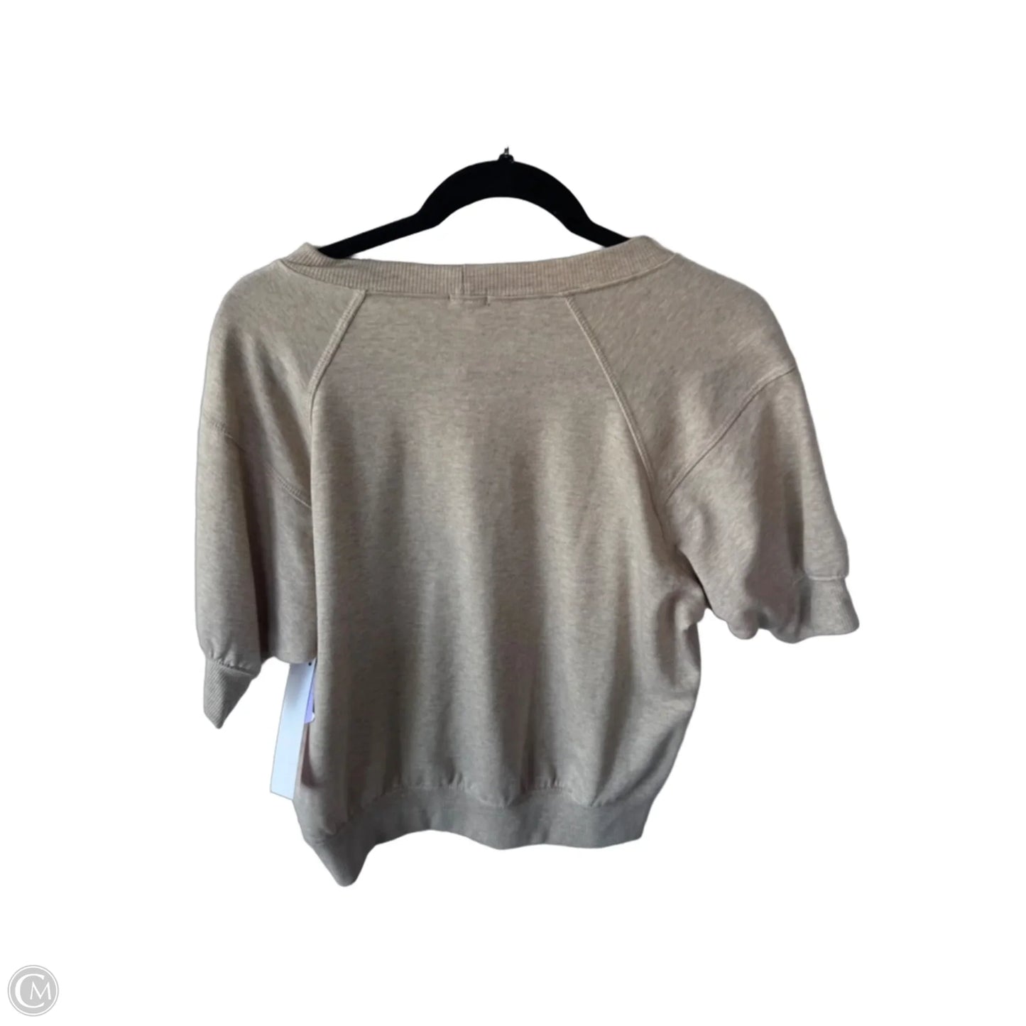Top Short Sleeve By Cmc In Tan, Size: Xs
