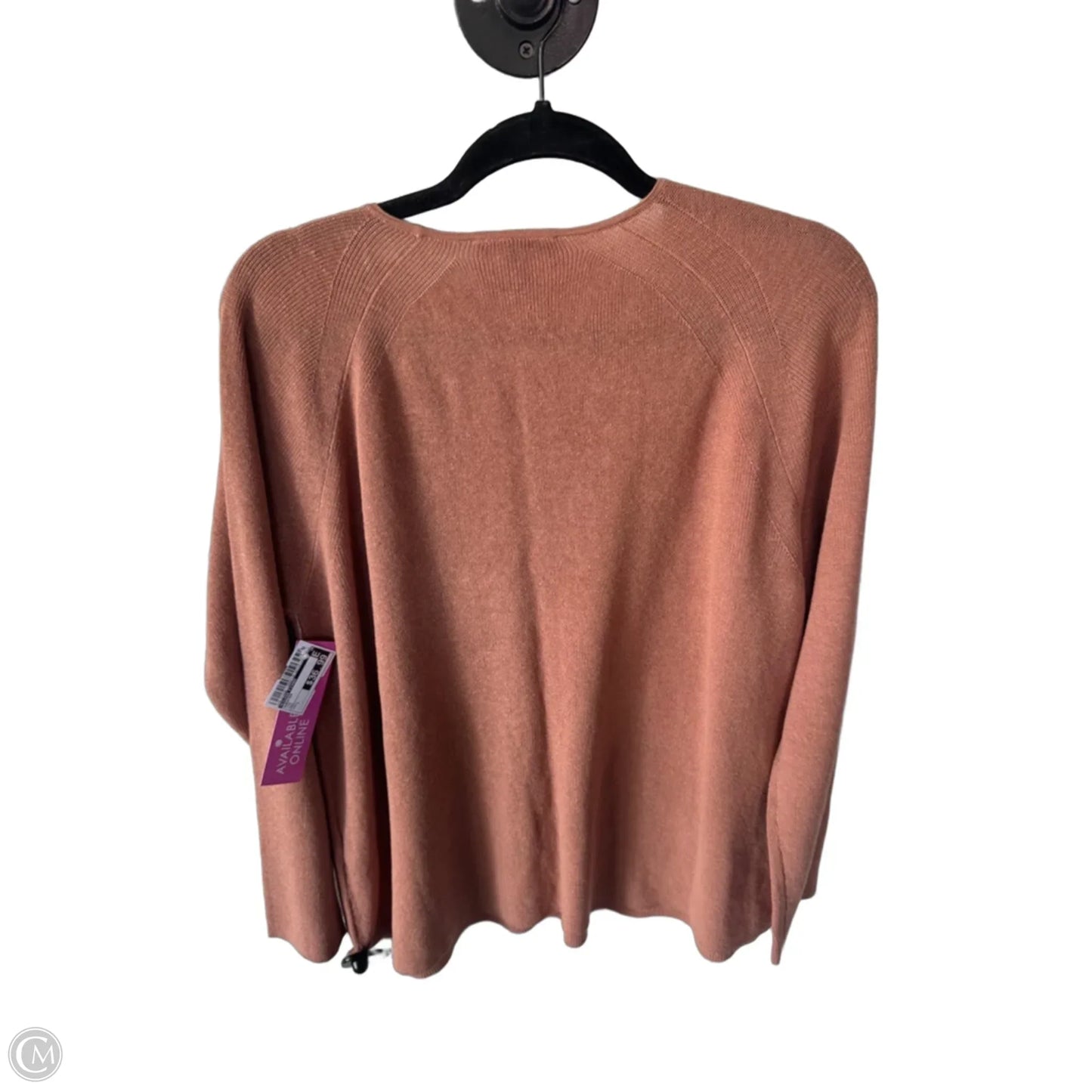 Sweater By Eileen Fisher In Tan, Size: L