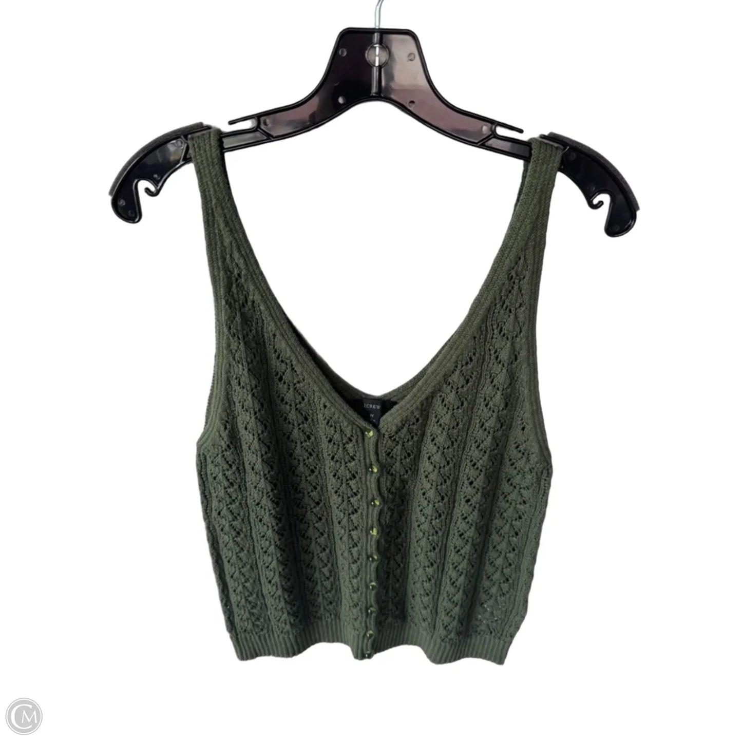 Vest Sweater By J. Crew In Green, Size: M