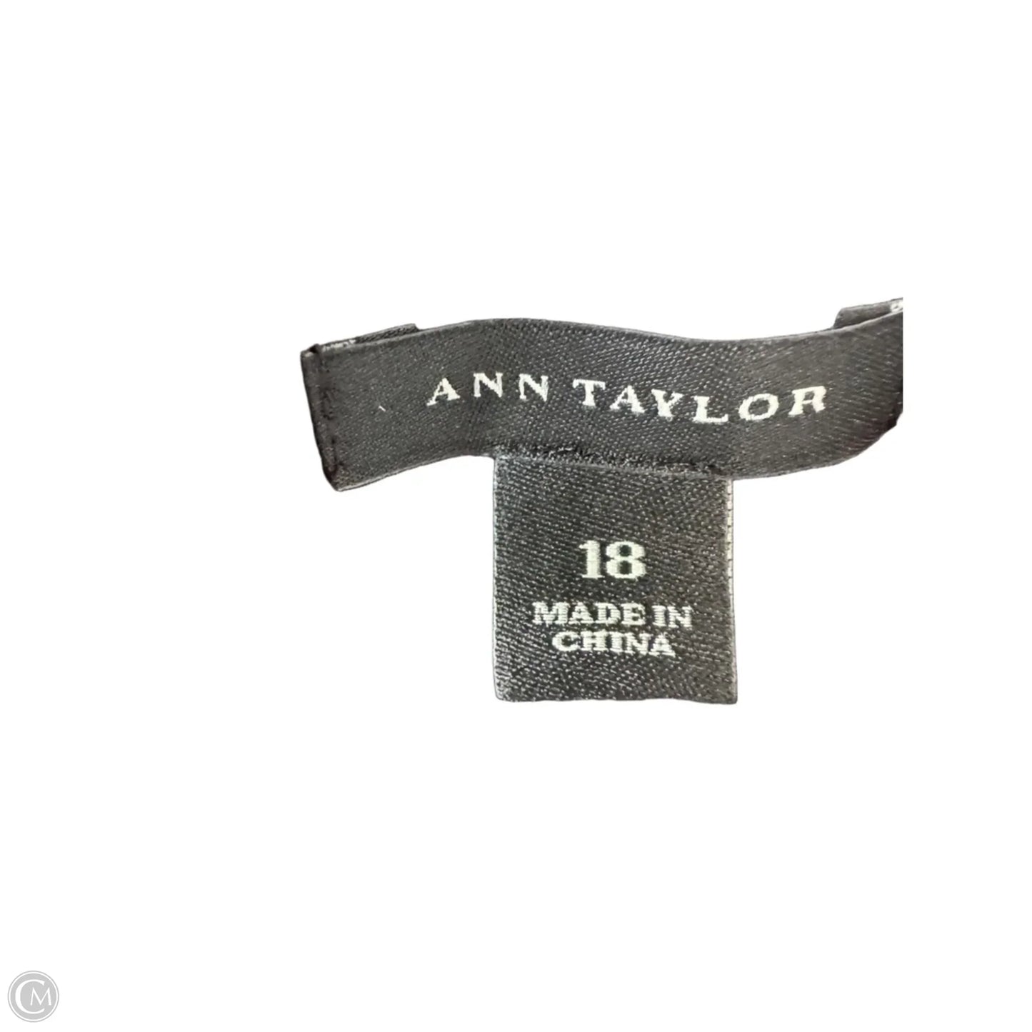 Dress Party Midi By Ann Taylor In Black, Size: 1x