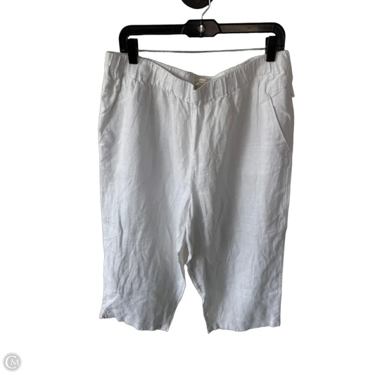Pants Linen By Cynthia Rowley In White, Size: 16