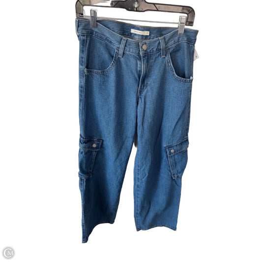 Jeans Straight By Levis In Blue Denim, Size: 4
