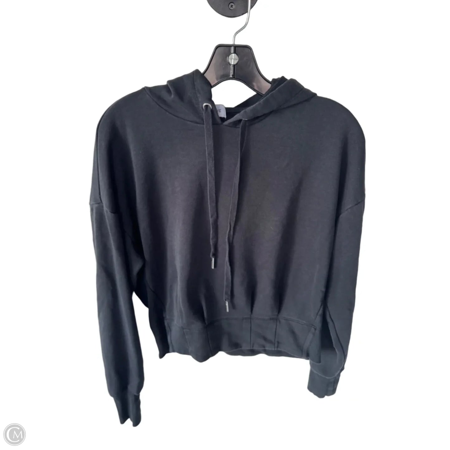 Athletic Sweatshirt Hoodie By Evereve In Black, Size: S