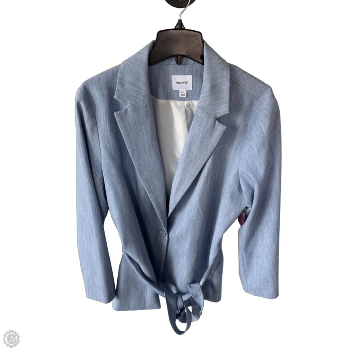 Blazer By Nine West Apparel In Blue, Size: Xxl
