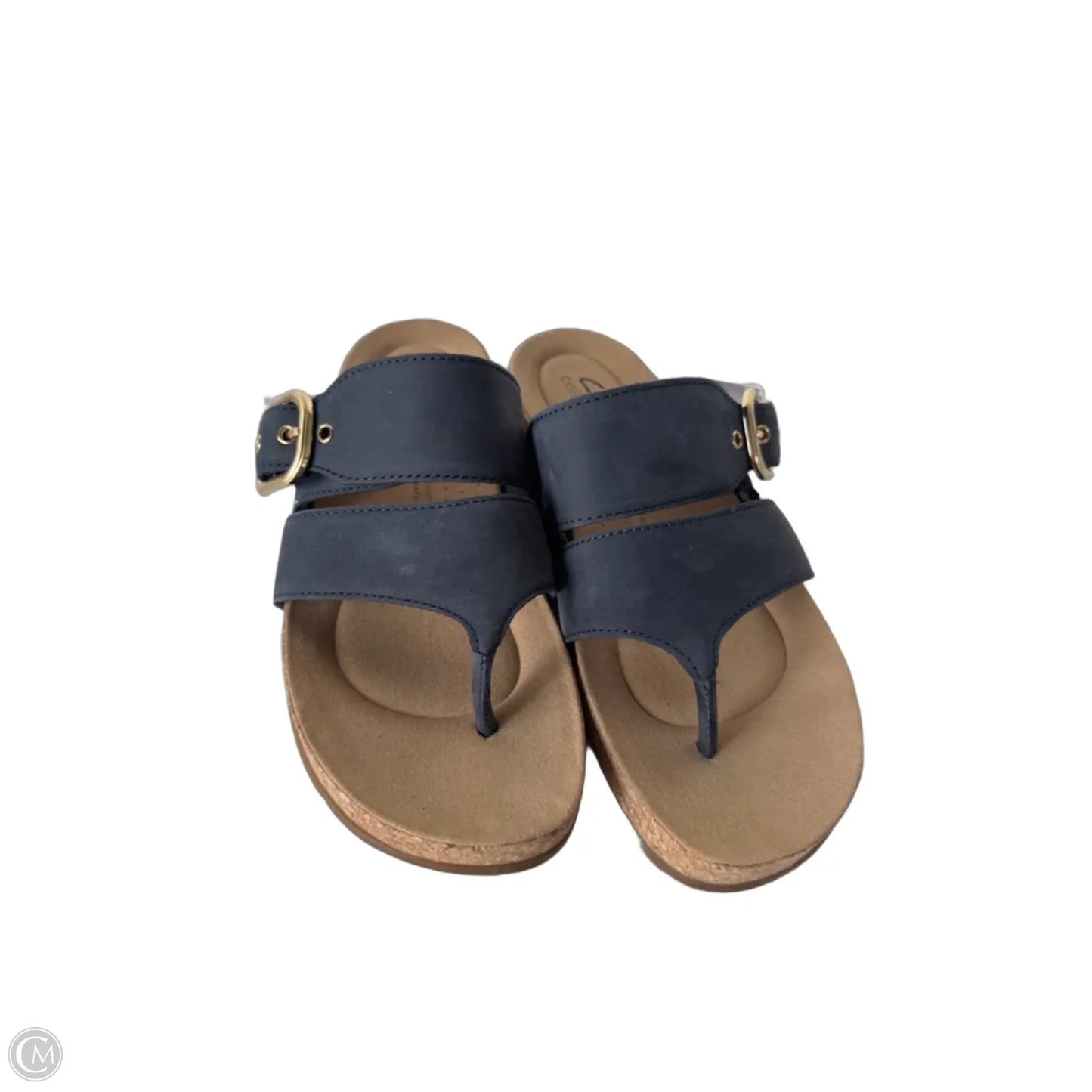 Sandals Flats By Clarks In Blue, Size: 8