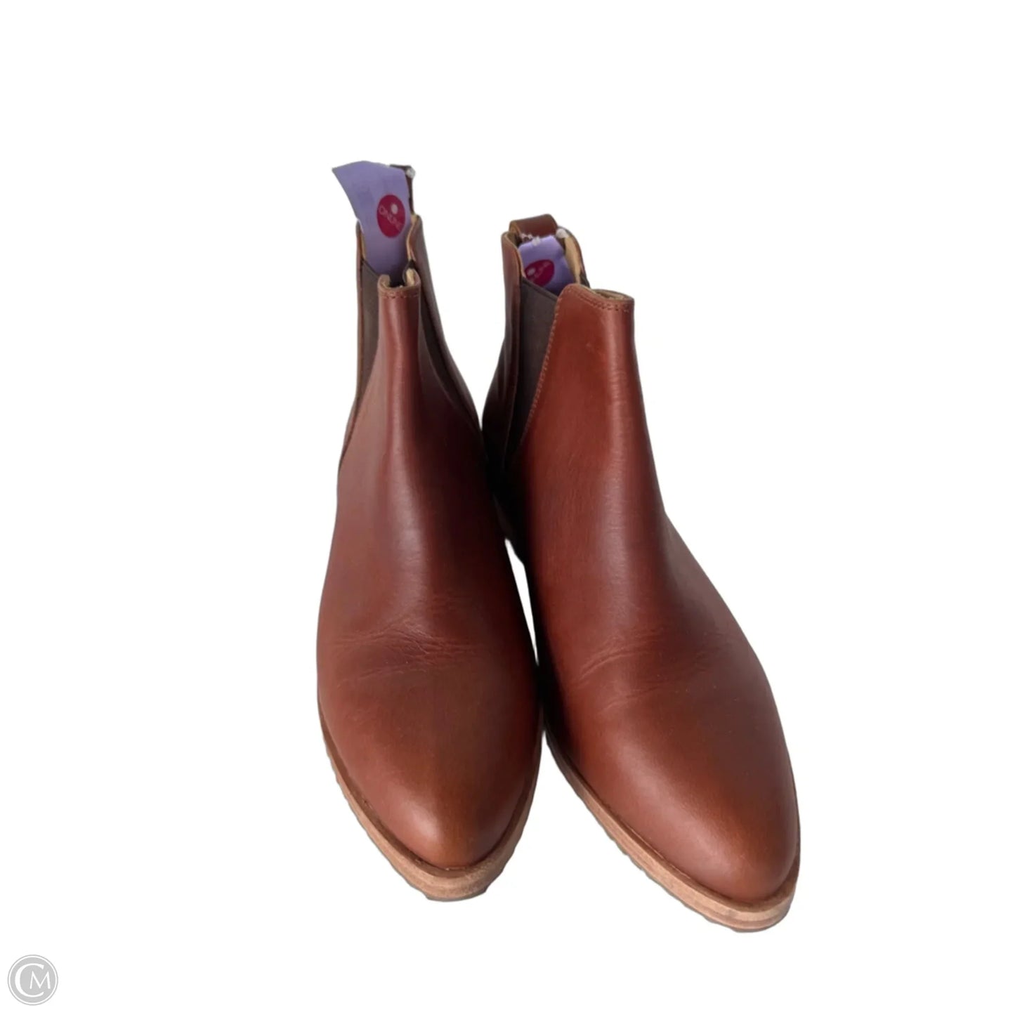 Boots Ankle Flats By Cmc In Brown, Size: 8.5