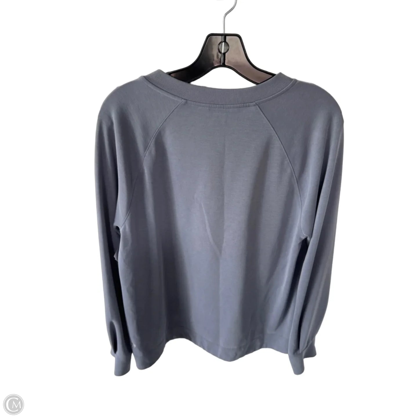 Athletic Top Long Sleeve Crewneck By Athleta In Grey, Size: M