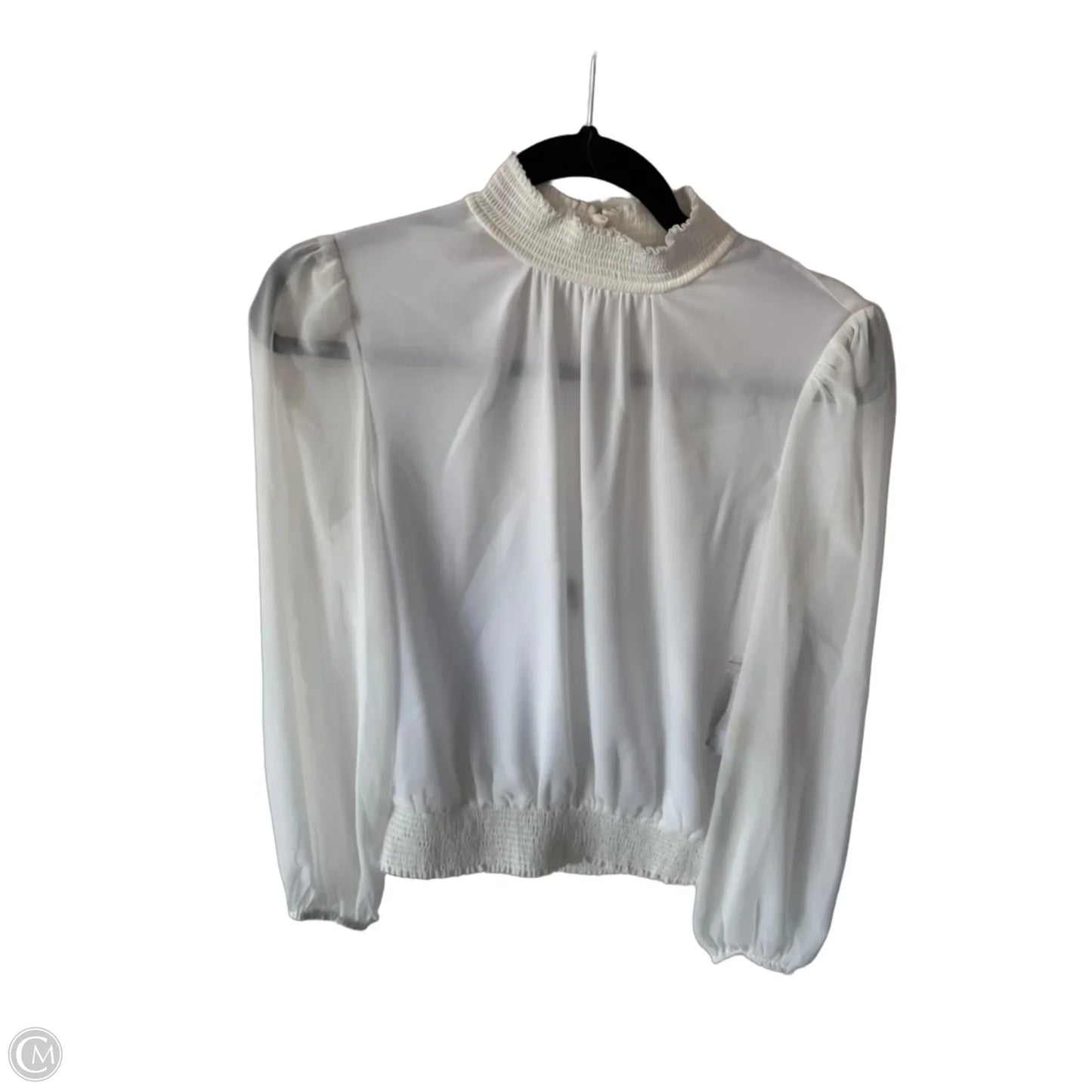 Top Long Sleeve By 1.state In White, Size: S