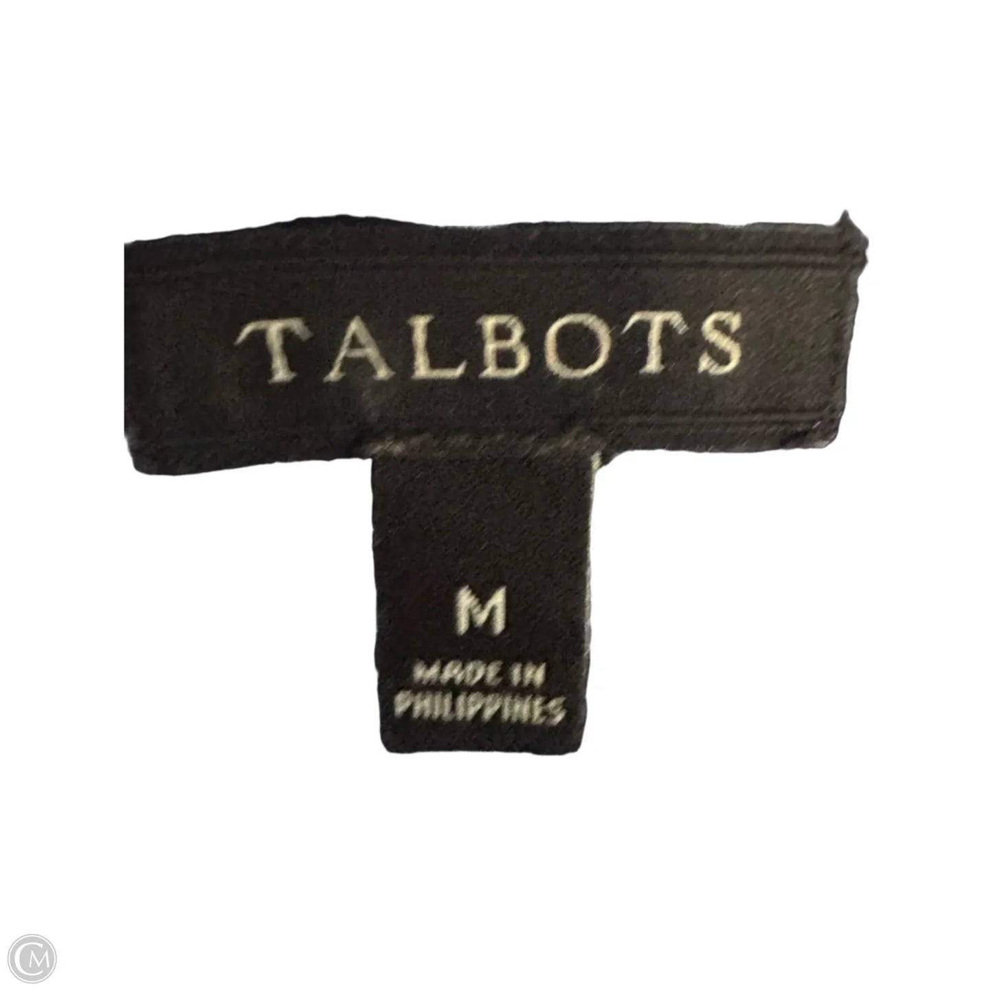 Dress Casual Maxi By Talbots In Blue & White, Size: M