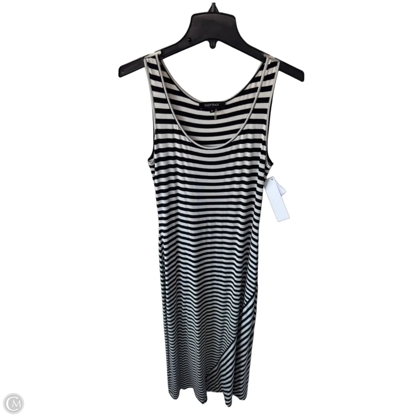 Dress Casual Maxi By Ellen Tracy In Black & White, Size: S