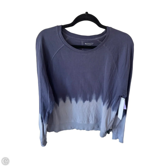 Athletic Sweatshirt Crewneck By Athleta In Blue, Size: M