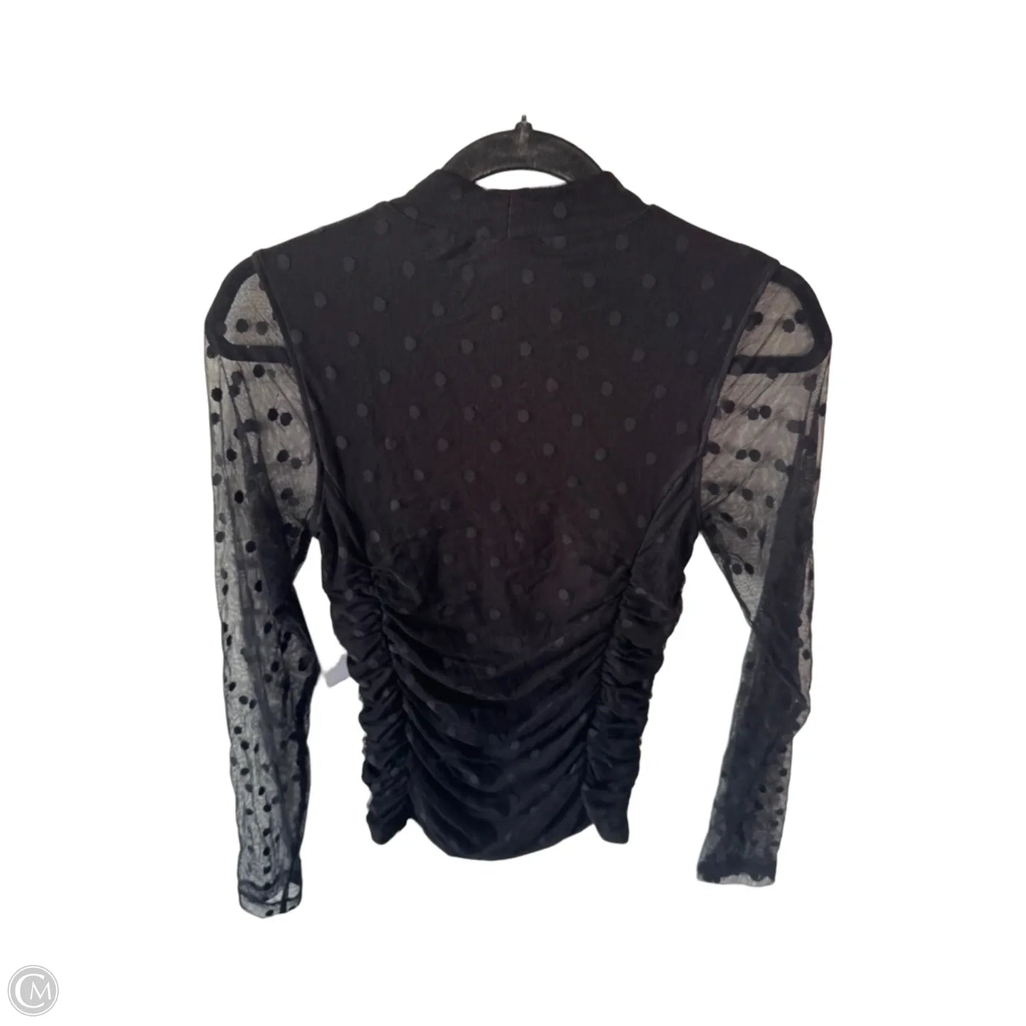 Top Long Sleeve By Evereve In Black, Size: M