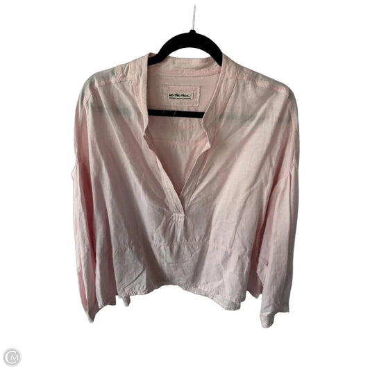 Top Long Sleeve By We The Free In Pink, Size: Xs