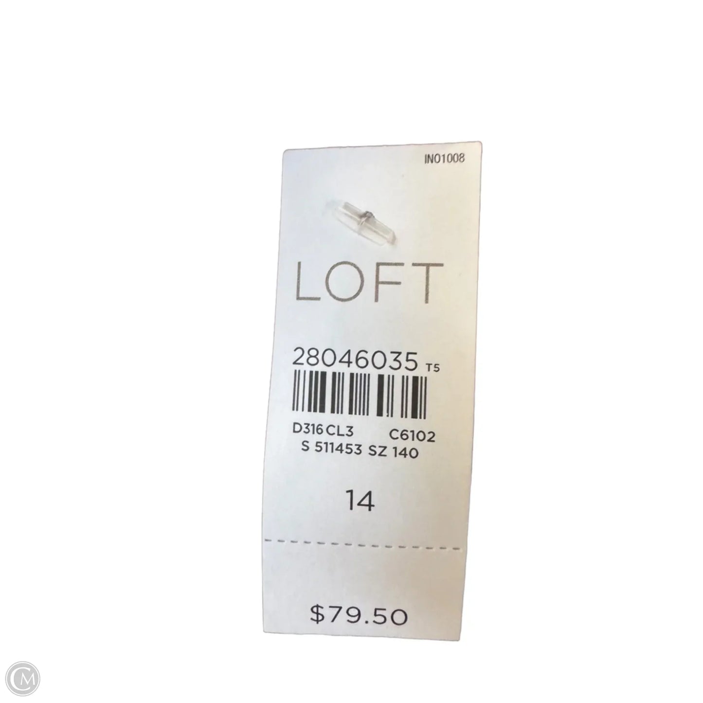 Dress Casual Short By Loft In Grey, Size: L