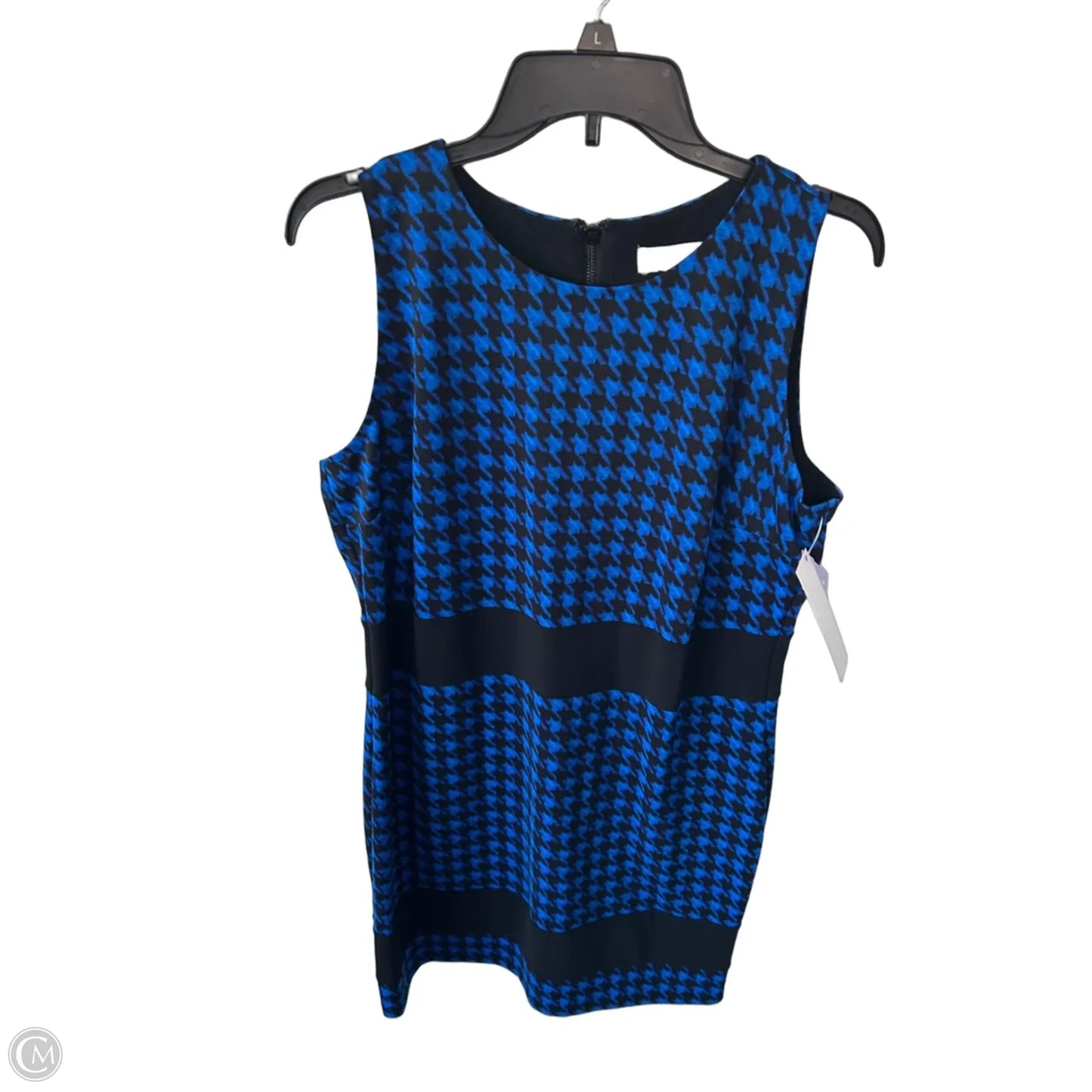 Dress Work By Michael By Michael Kors In Black & Blue, Size: Xl