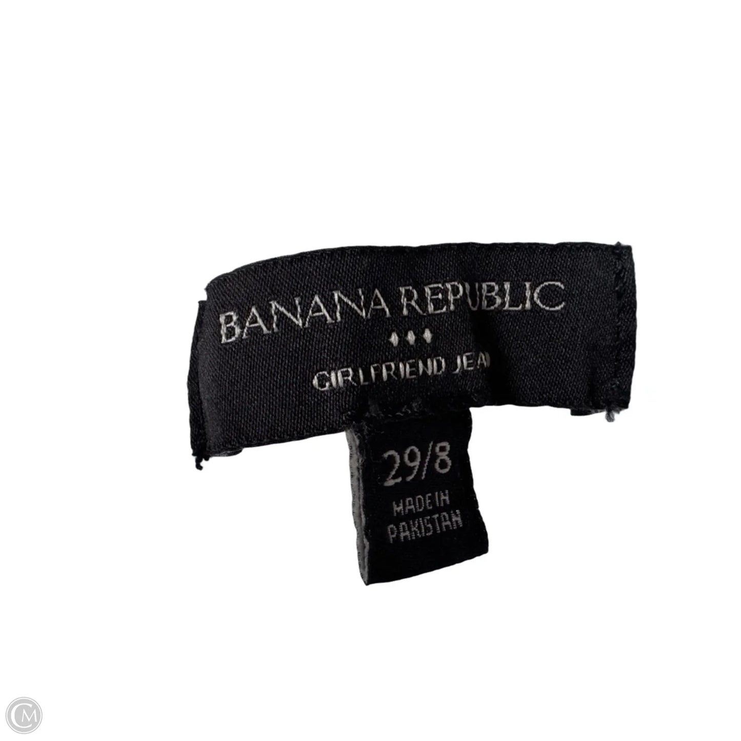 Jeans Straight By Banana Republic In White Denim, Size: 8