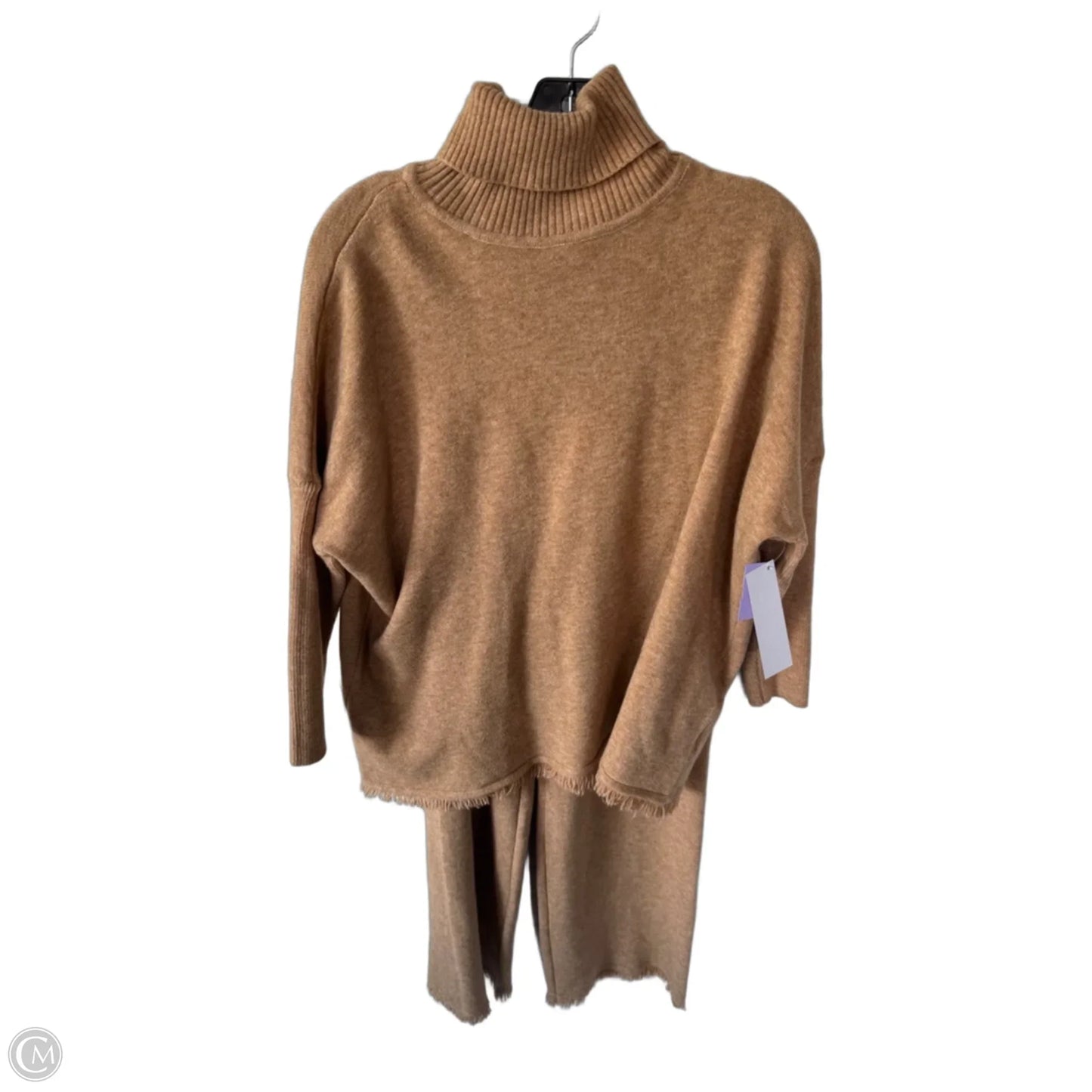 Lounge Set Pants By Clothes Mentor In Tan, Size: S