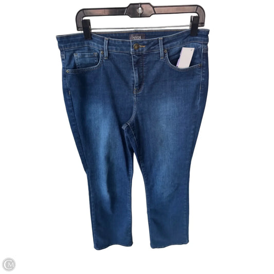 Jeans Boot Cut By Not Your Daughters Jeans In Blue Denim, Size: 12