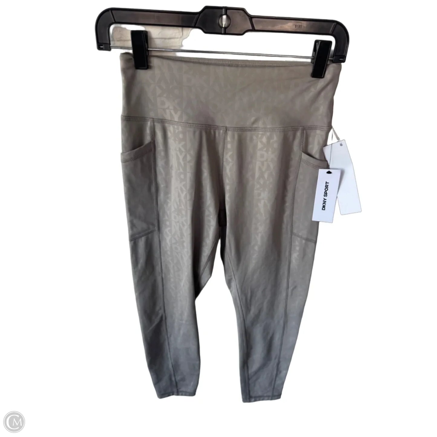 Athletic Leggings By Dkny In Tan, Size: 4