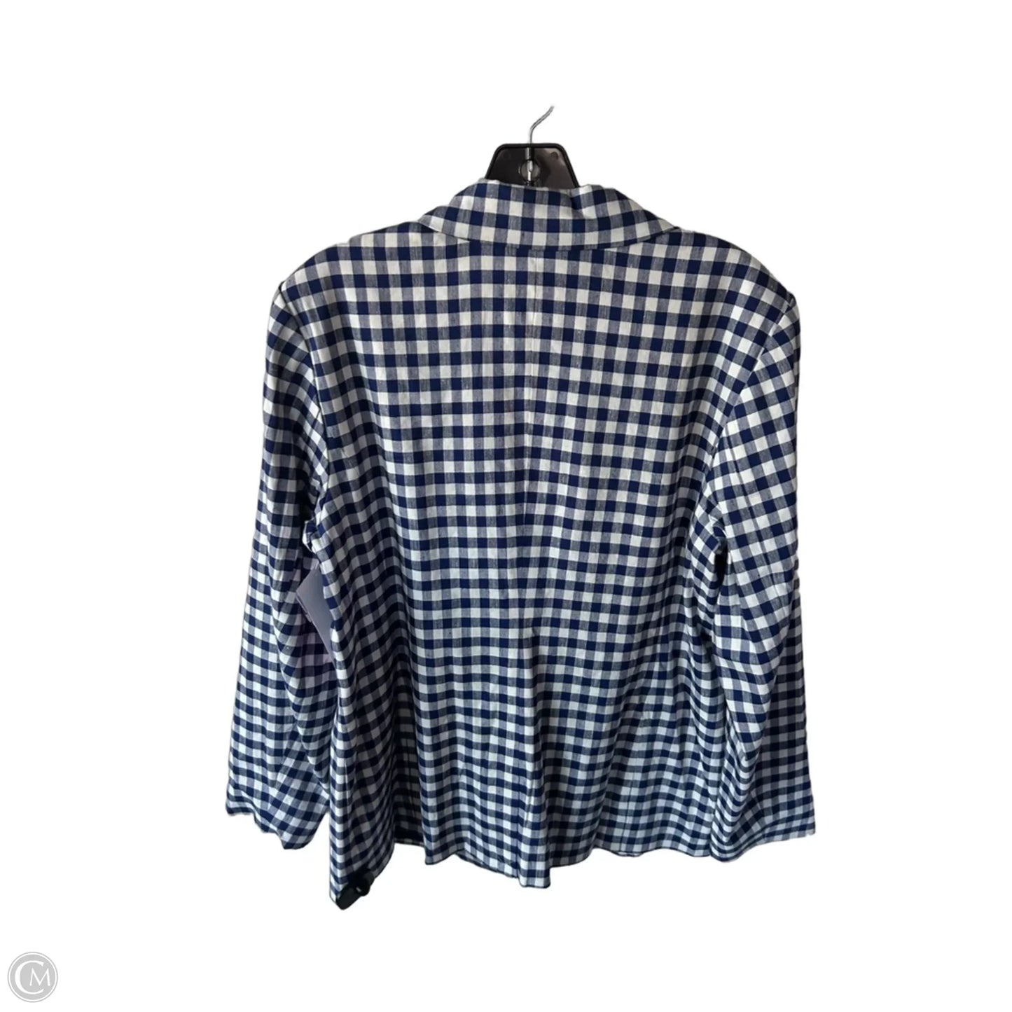 Blazer By J. Jill In Blue & White, Size: L