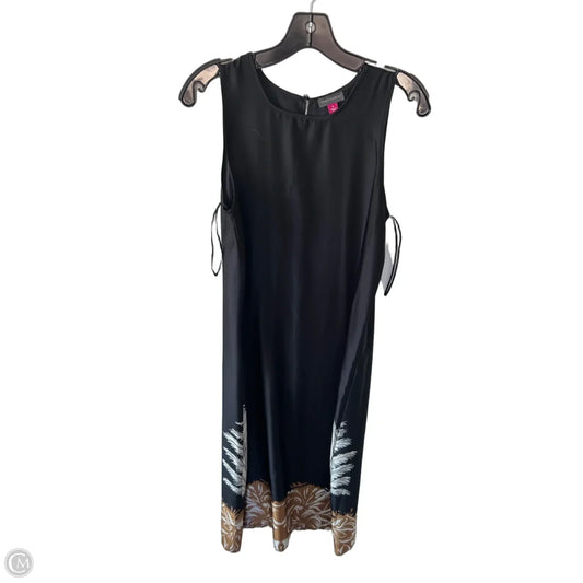 Dress Casual Maxi By Vince Camuto In Black & Cream, Size: S