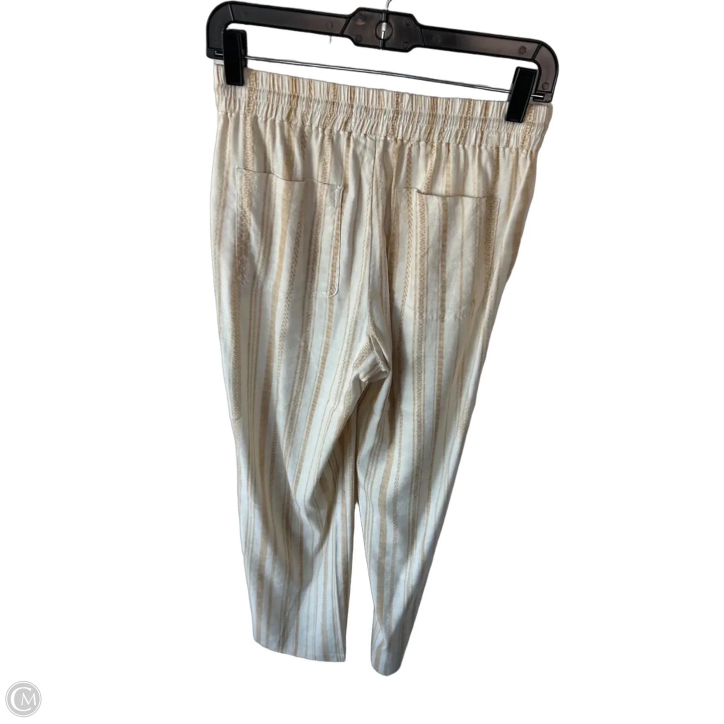 Pants Set 2pc By Liverpool In Tan & White, Size: S
