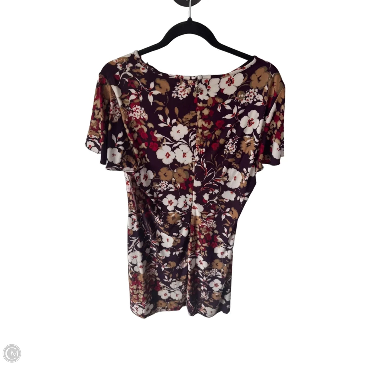 Dress Work By Tommy Hilfiger In Brown & Red, Size: L