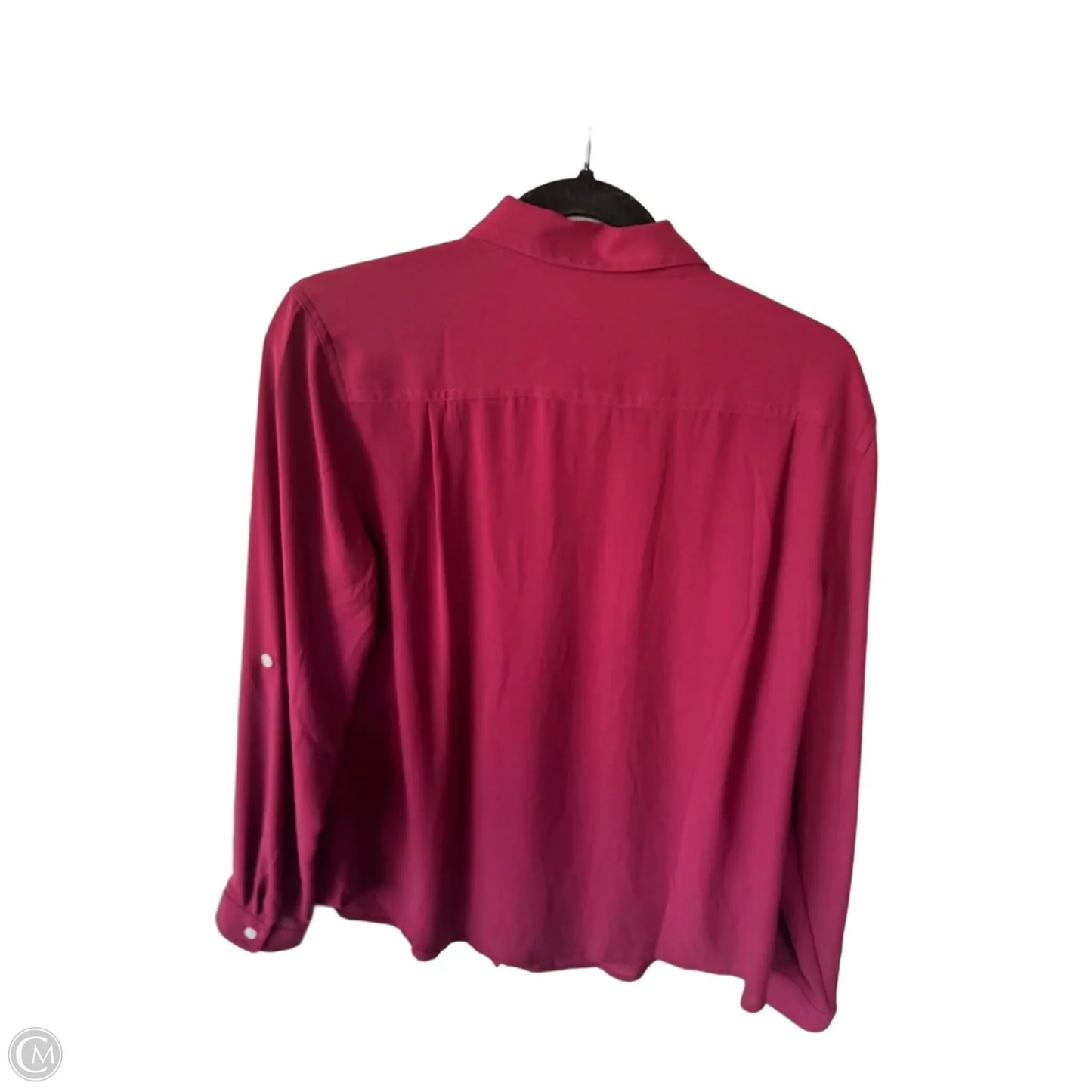 Top Long Sleeve By Loft In Red, Size: M