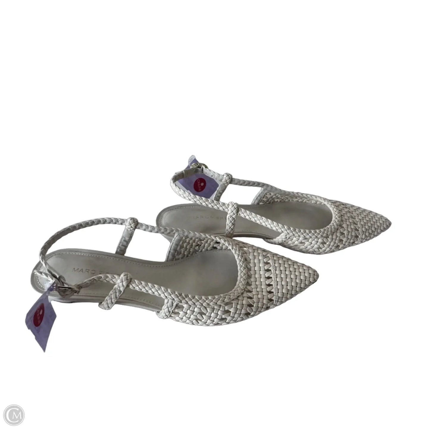 Shoes Heels Kitten By Marc Fisher In White, Size: 8