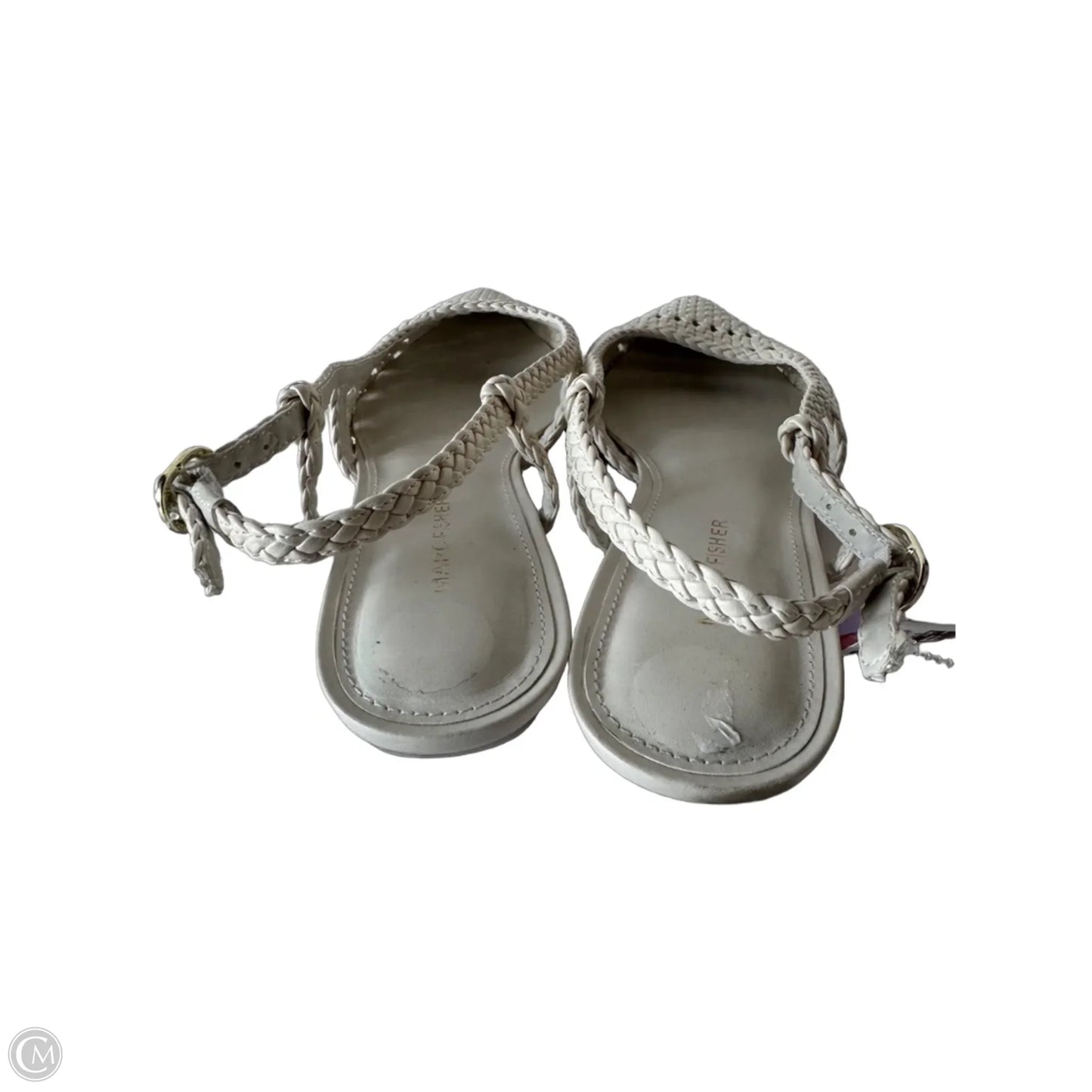 Shoes Heels Kitten By Marc Fisher In White, Size: 8
