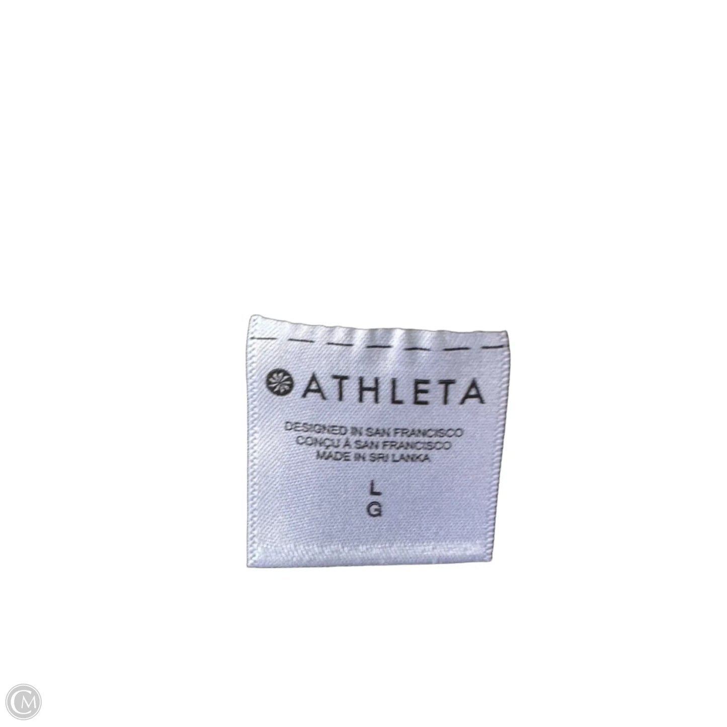 Athletic Top Long Sleeve Crewneck By Athleta In Green, Size: L