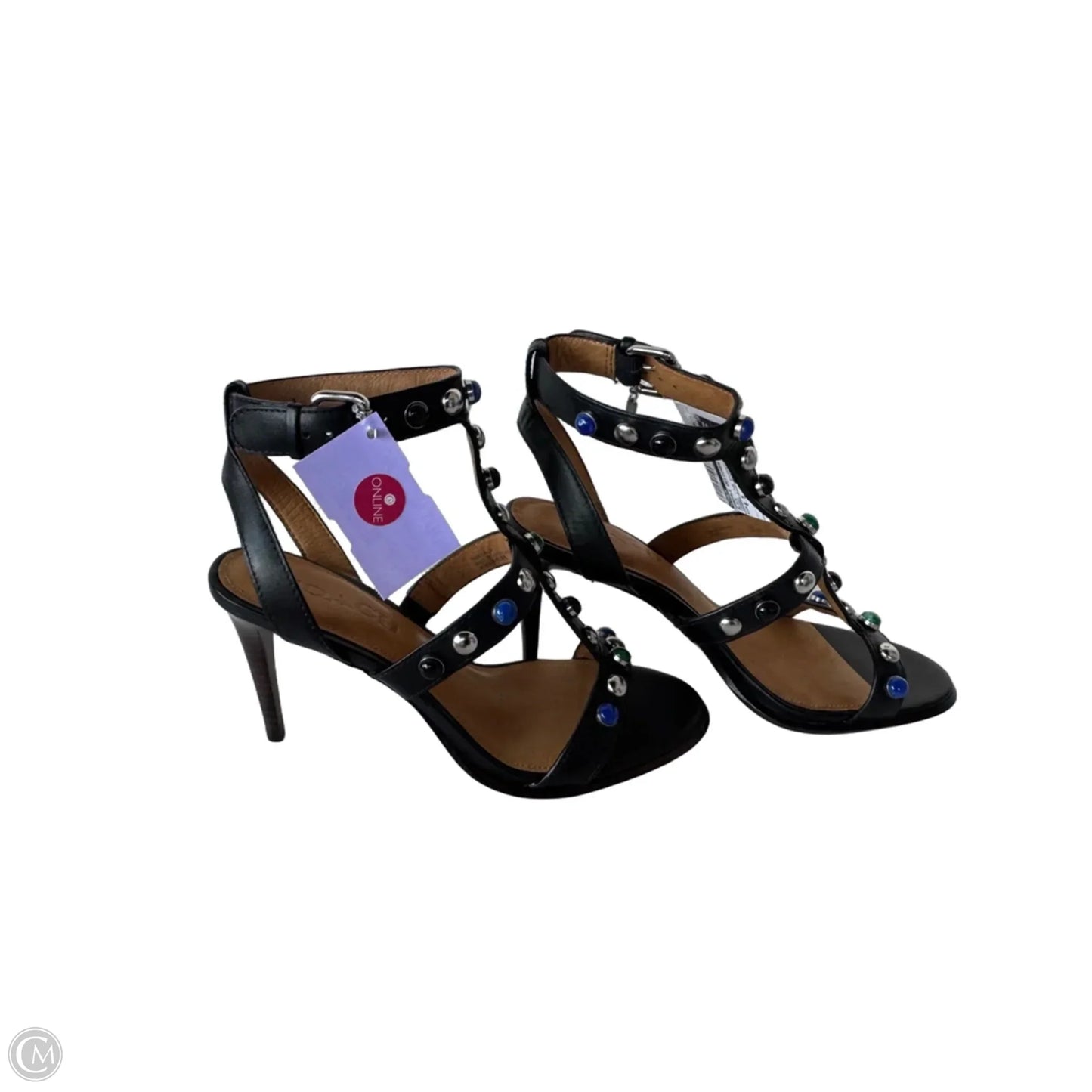 Sandals Designer By Coach In Black, Size: 6.5