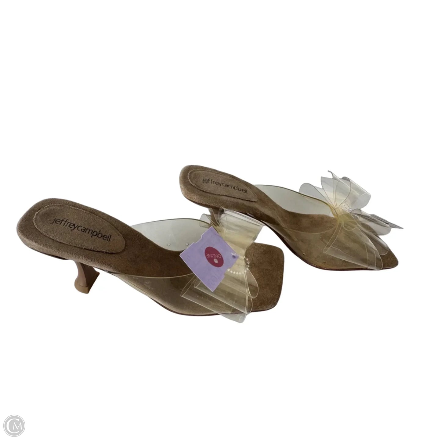 Sandals Heels Block By Jeffrey Campbell In Clear, Size: 7