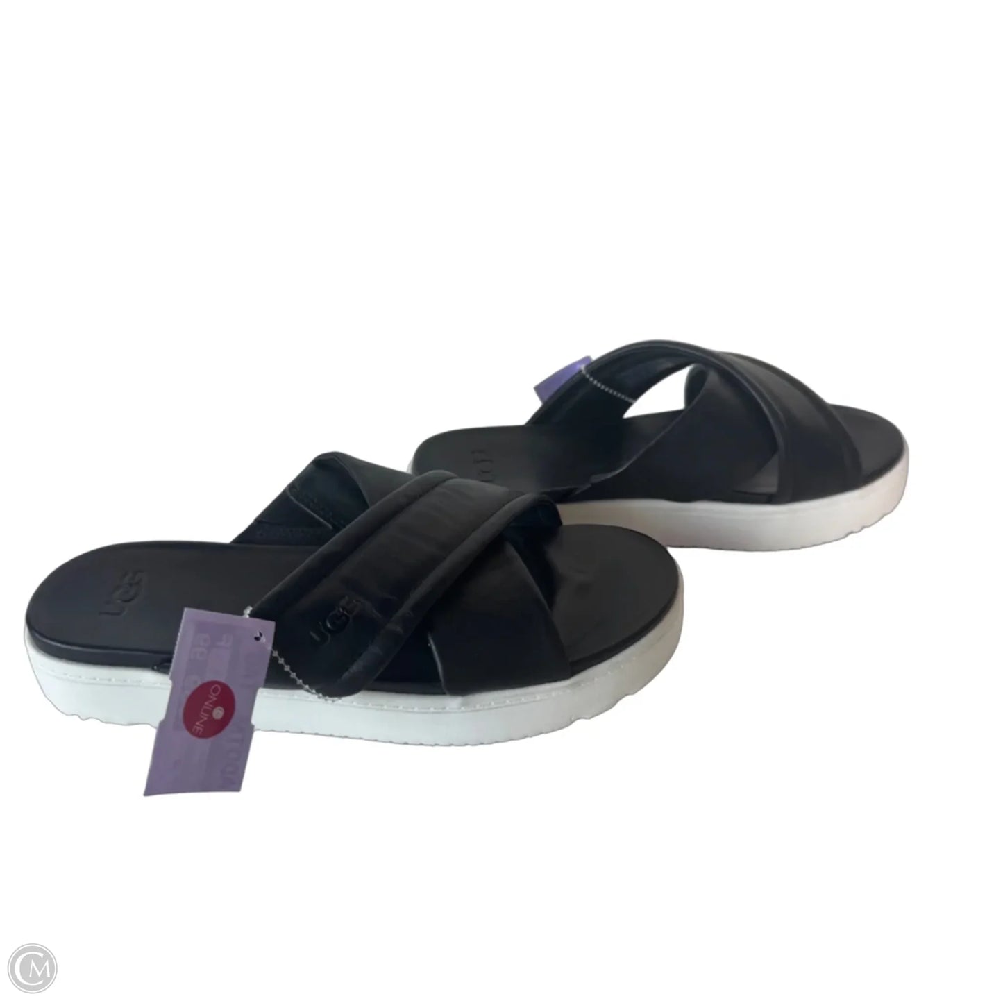 Sandals Designer By Ugg In Black, Size: 10