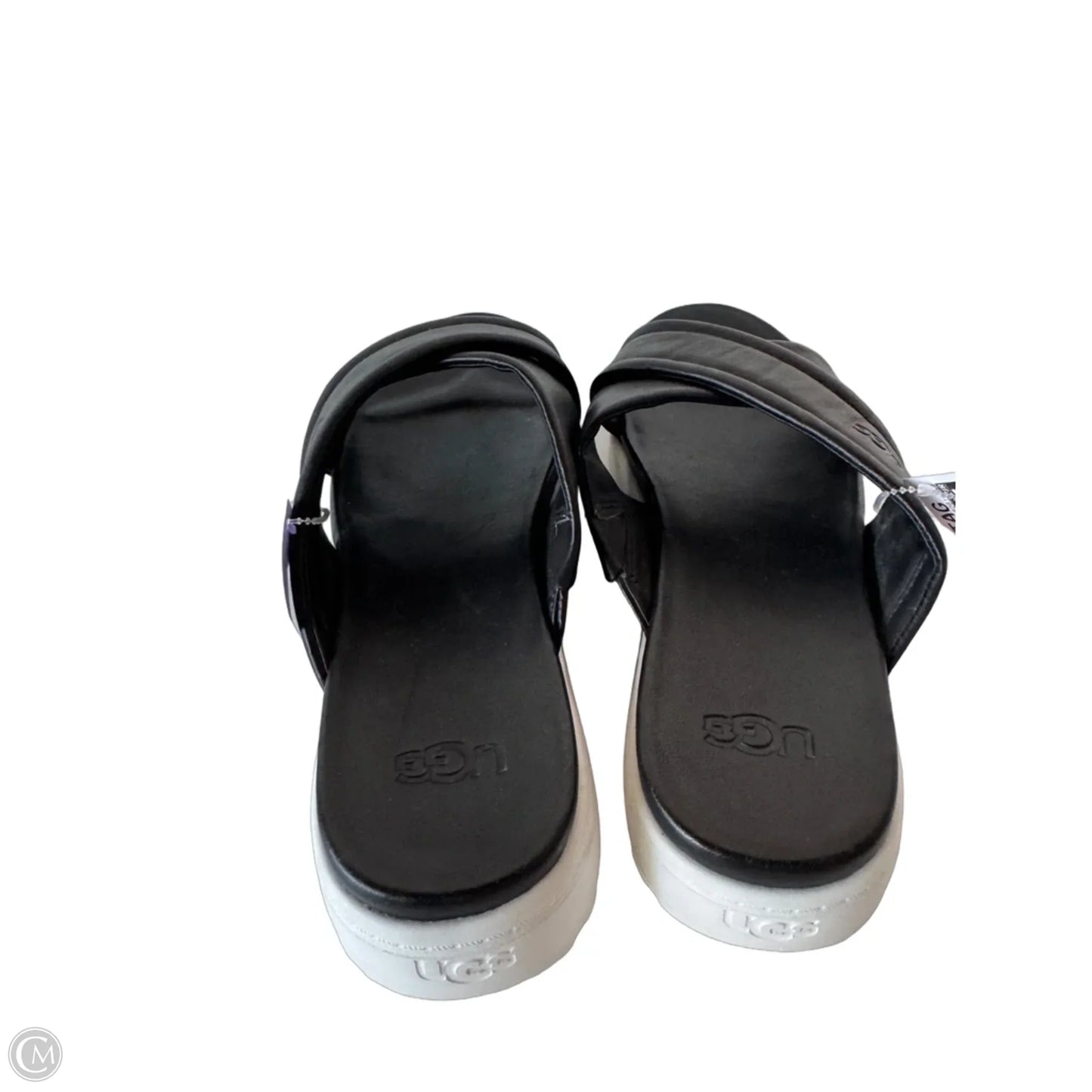 Sandals Designer By Ugg In Black, Size: 10