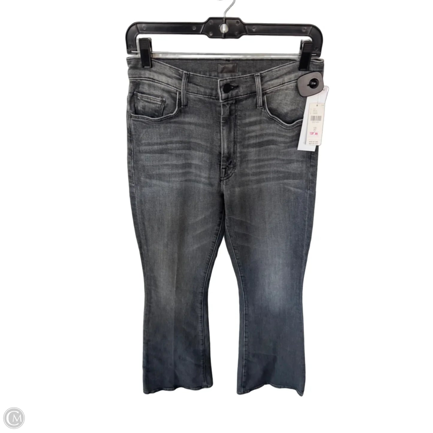 Jeans Boot Cut By Mother In Grey Denim, Size: 4