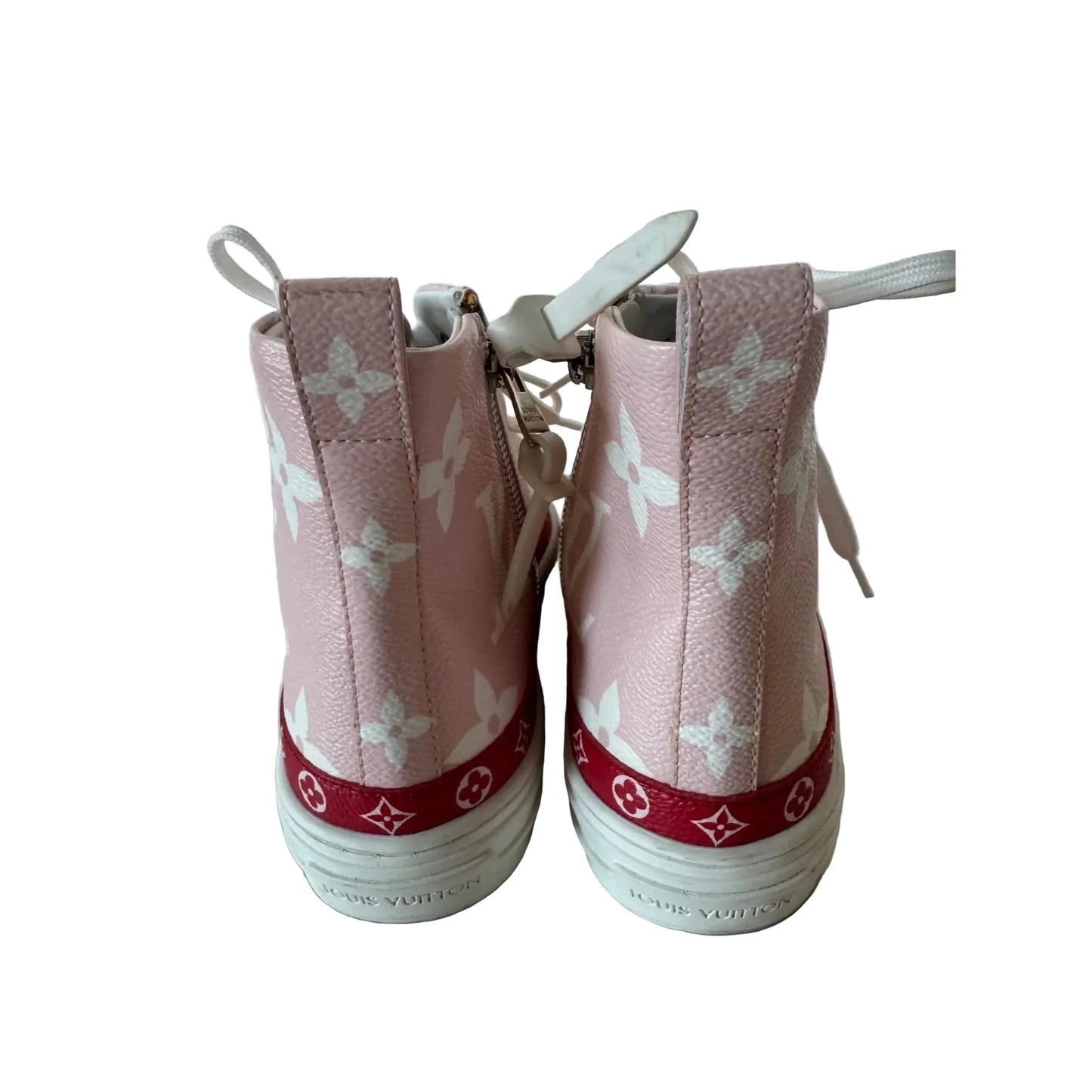 Shoes Luxury Designer By Louis Vuitton In Pink, Size: 6.5