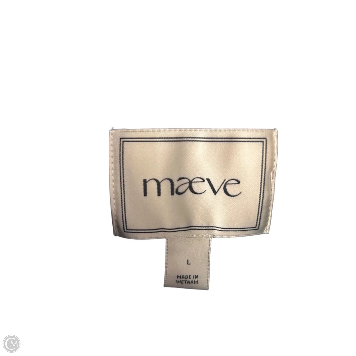 Jacket Denim By Maeve In Blue Denim, Size: L