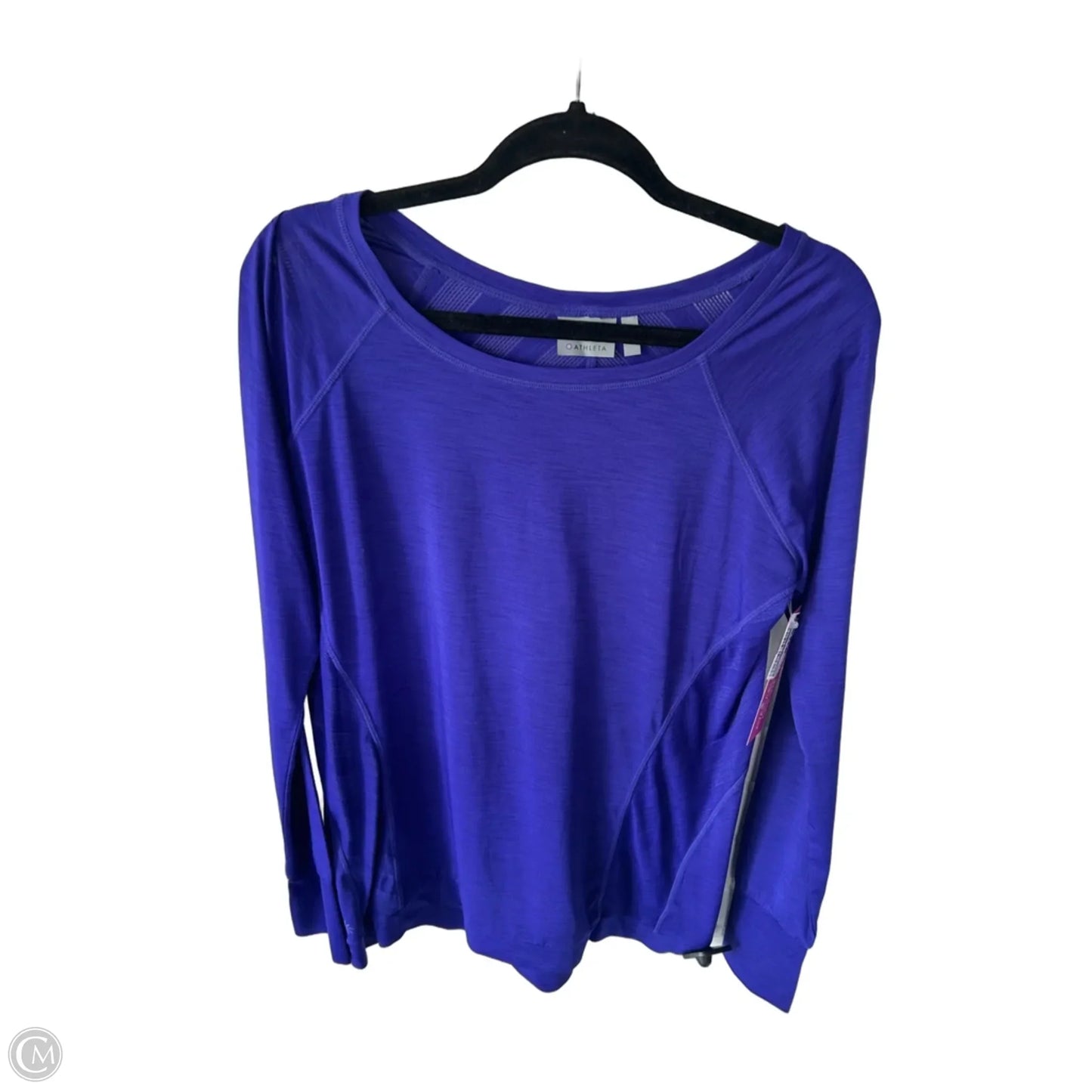 Athletic Top Long Sleeve Crewneck By Athleta In Purple, Size: M