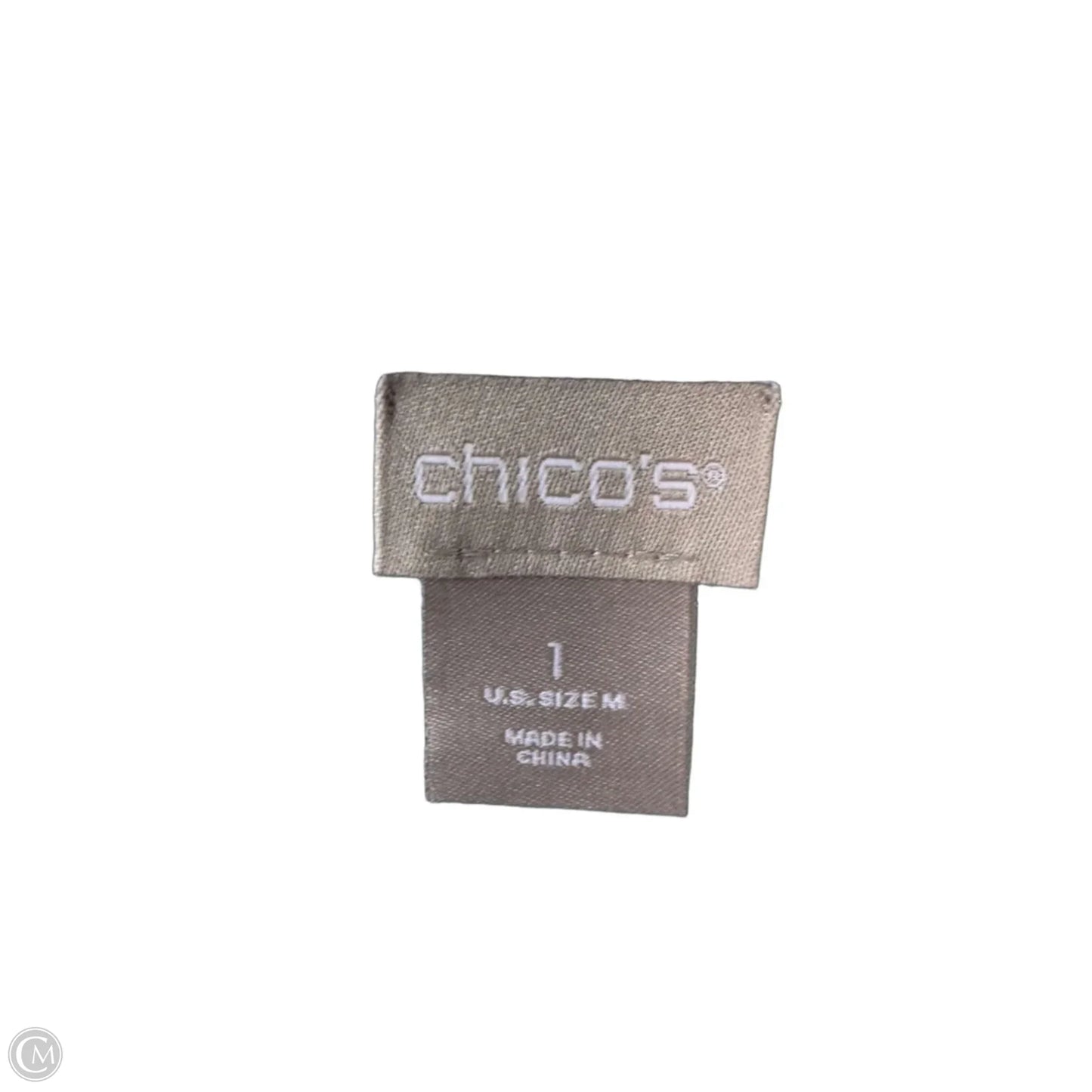 Sweater Short Sleeve By Chicos In Blue, Size: M