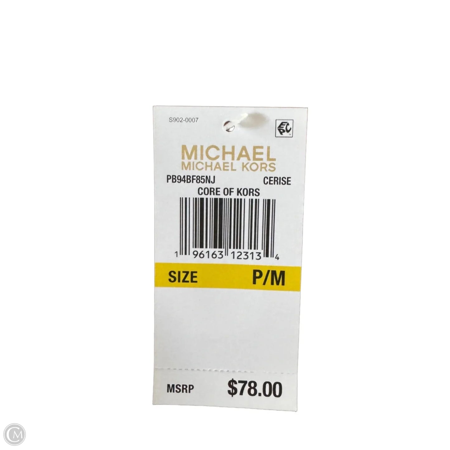 Top Long Sleeve By Michael By Michael Kors In Black & Pink, Size: M