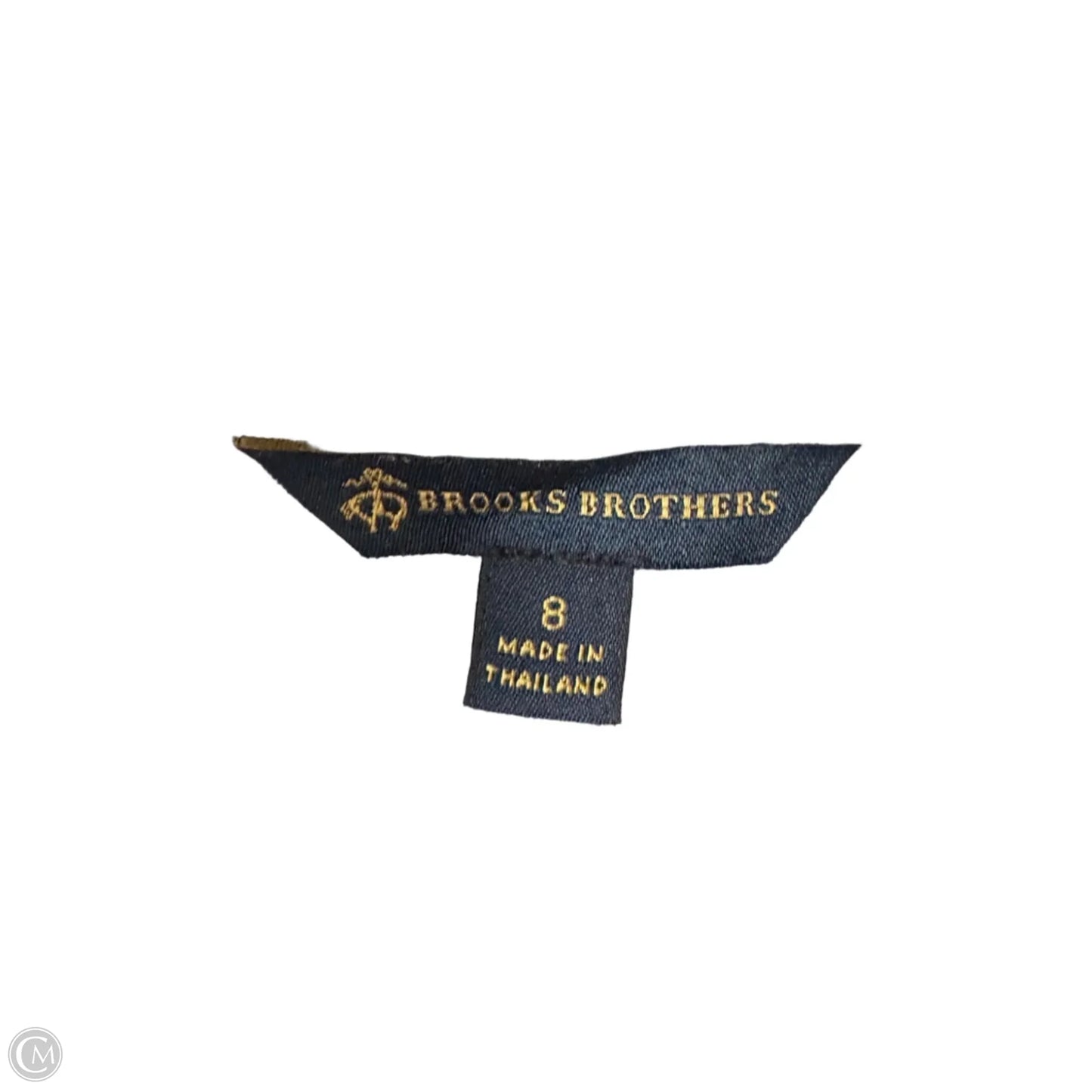 Dress Work By Brooks Brothers In Blue & White, Size: M